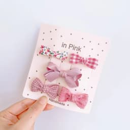 5Pcs/Lot Children's Headwear Baby Hair Accessories Clip Bows For Girls All Cloth Hairpin
