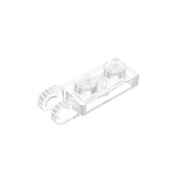 MOC PARTS GDS-821 PLATE 1X2 W/FORK/VERTICAL/END Single side hinged plate (teeth) compatible with lego 44302 children's toys