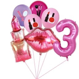1set Lipstick Bridal Shower Foil Latex Balloons Kiss Me Mouth Wedding Helium Balls Spa Party Decorations Adult Air Globo Toys