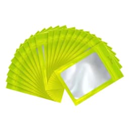 20-50pcs Matte Zip Lock Plastic Bag Aluminum Foil Hologram Food Pouch Small Water Proof Zipper Reclosable Pouches Gift Packaging
