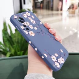 Plum Blossom Phone Case For Xiaomi Mi 14T 14 13 12 13T 12T 12S 11 11T Ultra 10 10T 9 9T 9SE 8 Pro Lite 5G Liquid Silicone Cover