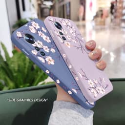 Plum Blossom Phone Case For Xiaomi Mi 14T 14 13 12 13T 12T 12S 11 11T Ultra 10 10T 9 9T 9SE 8 Pro Lite 5G Liquid Silicone Cover