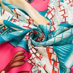 POBING Twill Silk Square Scarf Animals Print Women Scarves Wrap Giraffe Neckerchief Spanish Foulards cachecol Large Bandana