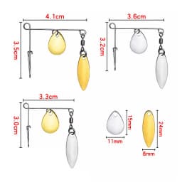Bazooka Fishing Lure Spinners Spoon Bait Wobblers Jigging Head Casting Bass Pike Peche Tackle Metal Sequins Spinnerbait Winter