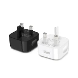 USB Charger Plug 5V2A, Universal 3 Pin UK Wall Charger Head AC Power Adaptor Plug for Tablets Ipad 1 2 3 Iphone 13 12 11 XS Max