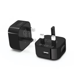 USB Charger Plug 5V2A, Universal 3 Pin UK Wall Charger Head AC Power Adaptor Plug for Tablets Ipad 1 2 3 Iphone 13 12 11 XS Max