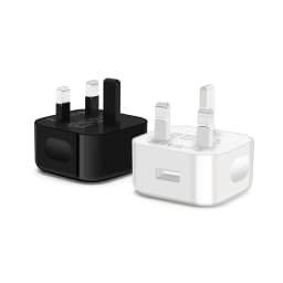 USB Charger Plug 5V2A, Universal 3 Pin UK Wall Charger Head AC Power Adaptor Plug for Tablets Ipad 1 2 3 Iphone 13 12 11 XS Max