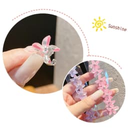 10pcs Korean mini floral Hair Claw children Elegant updo hair clips girls princess hair clips headwear kids Hair Accessories