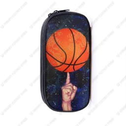 Basketball Print Cosmetic Case Pencil Bags Boys Stationary Bags Kids Pencil Box Children School Supplies Case Bag Gift