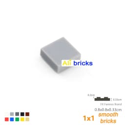 100pcs DIY Building Blocks Figure Bricks Smooth 1x1 24Color Educational Creative Size Toys for Children Compatible With Brands