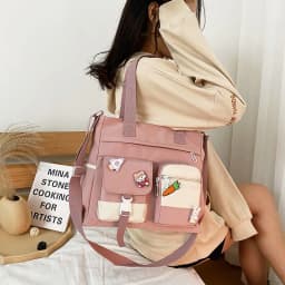 New Designer School Handbag Messeng Bag For Youth Teen Girls Tote Shoulder Bag Large Capacity Nylon Women Crossbody Bag Satchels