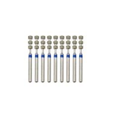 10pcs/Box Dental FG Diamond Burs For High Speed Handpiece Preparation Depth Marking Medium Grit 1.6mm EX-57