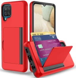 Case For Samsung A12 S21 S20 FE S22 Ultra S10 Plus Flip Door Hidden Pocket Anti-Scratch Cover For Galaxy A52 A72 5G Funda