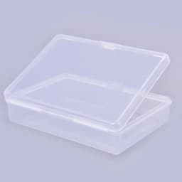 4PCS 10*7*2.4cm Transparent plastic boxes playing cards container PP storage case packing poker game card box for Board games