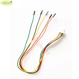 2 Players Xin Mo Cable Joystick PC USB Encoder Wiring 2.8mm&4.8mm Arcade Button Cables Sanwa Joystick 5pin DuPont Cable