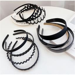 Plastic Metal Black Brown Hairbands Headbands for Men Women Headwear Washing Sports Hair Hoop Band Unisex Hair Accessories