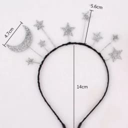 Festival Headband Glitter Stars Hairband New Year Party Favors Star Tinsel Decor