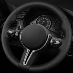 Custom Car Steering Wheel Cover M Sport F31 F34 F10 F11 F07 X3 F25 F32 F33 F36 X1 F48 X2 F39 Steering Wheel Cover For BMW F30