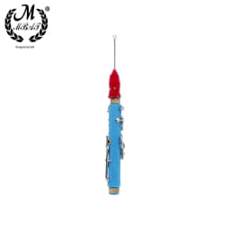 M MBAT Clarinet Brush Clarinet Swab Soft Microfiber Clarinet Cleaning Brush for Woodwind Instrument Pipe Body Cleaning