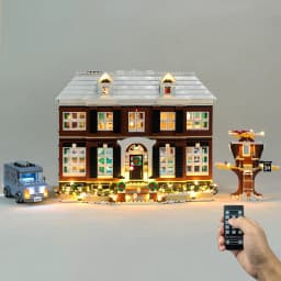 LED Light Kit For Christmas Gift 21330 Home Alone House Street View Building Blocks Bricks Toy Lamp Set No Model RC Version