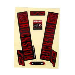 Front Fork Sticker for Rock Shox SID Road Bike MTB Race accessories decals Personalized Bicycle STICKER decoration