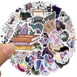 10/30/50pcs Gothic Boho Witch Magic Apothecary Graffiti Stickers Skateboard Guitar Luggage Car Phone Cool Sticker Decal Kid Toy