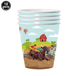 Horse Theme Party Supplies Horse Shape Cake Toppers Fence Horse Horse Racing Birthday Cowboys Cake Decorations Supplies