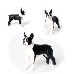 Realistic Mini Dog Figurines Labrador Poodle Bulldog Puppy Playset, Cake Topper Kids Birthday Party Table Decor Gift