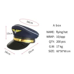 Men Women Baseball Caps Adult Adjustable Captain Costume Admiral Hat Y2K Cosplay Sailor Pilot Hat For Costume Party Performance