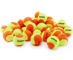 INSUM Beach Tennis Balls for Training Outdoor 50% Standard Pressure Tennis Padel Balls for Children Beginner Paddle Ball