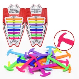 16pcs Elastic Silicone Shoelaces For Shoes Special Shoelace No Tie Shoe Laces For Men Women Lacing Shoes Rubber Shoelace L1