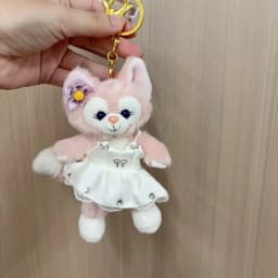 Disney Stellalou Duff Anime Figure Plush Keychain and Bag Pandent Stuffed Animals Rabbit and Bear Peluche Bag Decorations