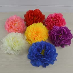 1pc 20CM Big Peony Flower Wedding Wrist Flower Wall Peony Head Dance Props Use Shooting Decoration Flower DIY