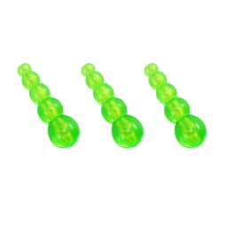 50pcs Stacked Fishing Beads Plastic Fishing Lure Making Supplies for Inline Spinner Spinnerbait Walleye Rig Trout Bass Crappies