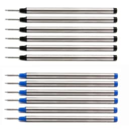 113mmx6mm 0.5 Tip Rollerball Pen Refills Ballpen Refill fits For Mont Blanc German Ink P163 105159 H-12 M710 M506 107878 M401