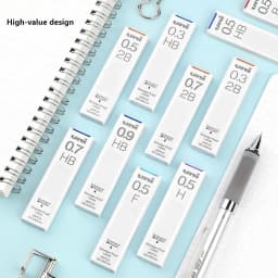 Japanese Stationery Uni UL-S Automatic Lead Anti-Fouling Thickened Black Non-Breakable Student Pencil Lead 0.3/0.4/0.5/0.7/0.9mm