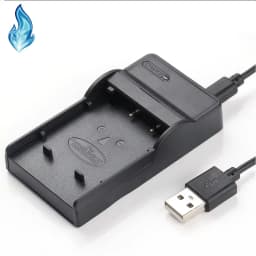 NP-FM50 Battery USB Charger for Sony Cyber-shot Mavica MVC-CD Hi8 CCD-TRV DVD Handycam & MiniDV DCR-HC DCR-PC DCR-TRV