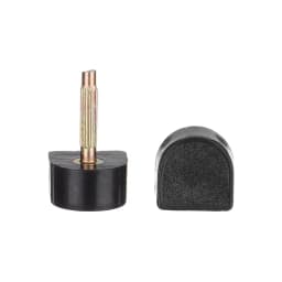 10pcs Black Women Shoes High Heel Repair Tips Pins Heel Stoppers Protect Dowel Lifts Replacement For High Heel Tips Taps