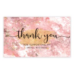 10-30pcs New Thank You Card For Supporting Business Package Decoration "Gorgeous Thanks" Business Card Handmade With Love