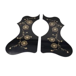 EJ200 Left and Right Hand Folk Acoustic Guitar Protection Pickguard Anti-scratch Plate With Gold Flower Pattern
