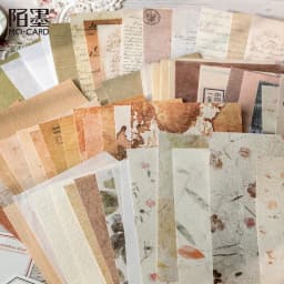 30 pcs/lot Vintage Background paper Diy Scrapbooking material paper Decorative Labels junk journal Stationery supplies