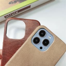 Luxury Business Lizard Skin Pattern Couple Hard Case For Iphone 17 16 14 15 11 12 13 Pro Max PU Leather Cover Fundas