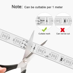 220V EU Led Strip Light RGB 4Pin 5050 Super Bright Flexible Tape IP67 Waterproof 1m-50M 60LEDs/M with 1500W IR Remote Control