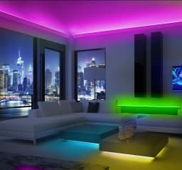 220V EU Led Strip Light RGB 4Pin 5050 Super Bright Flexible Tape IP67 Waterproof 1m-50M 60LEDs/M with 1500W IR Remote Control