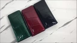 Annmouler Brand New Wallet for women Large Capacity Cow Leather Purse Functional Card Holder Cowhide Female Purse Female Clutch