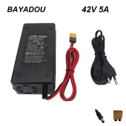 42V 5A Li-ion Battery Charger XT60 DC 42V5A 36V 10S Lithium 20AH 30AH 40AH Charger 36V5A With Fan