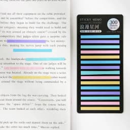 300 Sheets Rainbow Color Index Memo Pad Sticky Notes Paper Sticker Notepad Bookmark School Supplies Kawaii Stationery