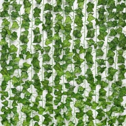 High-quality Artificial Ivy Leaf Plants Vine Hanging Garland Fake Foliage Flowers Home Kitchen Garden Office Wedding Wall Decor