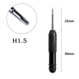 1pc Small Hex Screwdriver 75mm Hexagon Screwdriver H1.5mm Screw Driver For Toys Phone Screw Bolt Driver Portability Hand Tools