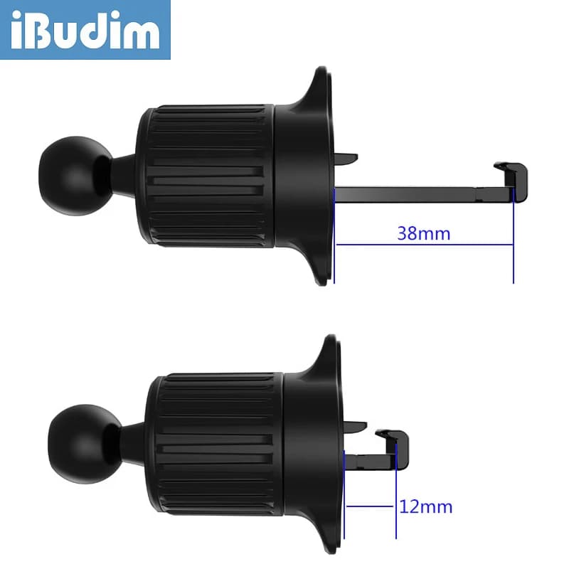 Upgrade Air Vent Clip for Car Phone Holder Stand 17mm Ball Head Base for Car Air Outlet Cellphone Support Car GPS Bracket